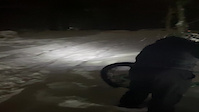 JJ fatbike crash in the snow