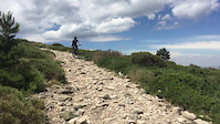 Tramo lleno de piedras