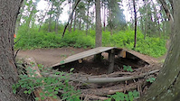 The Wooden Ramp with Steve the last rider