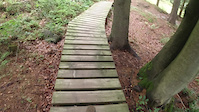 Červený trail - lávka