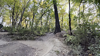 Trail gap on Northwoods at Quarry Ridge