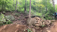 Gap jump crash