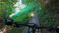 Trail A (blue part)