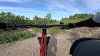2024 mtb crash in COP one jump too big