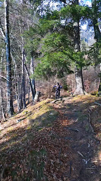 Riding Bikes at Churer Rheintal