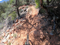 Made In The Shade descent after the climbs