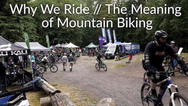 we ride mountain bikes