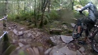 Slow fall in the wet