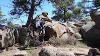 Serious crash on the Huck Fins Drop