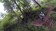 Dirty Fox - Freeride Line shot from behind