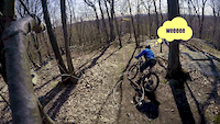 Grown men descending vs climbing