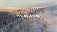 Winter Biking Fun in Ylläs