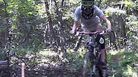 Mike Giano on the DH Course
