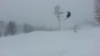 Huge ski kicker
