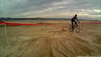 Audrey's rear wheel slide at Resolution CX...