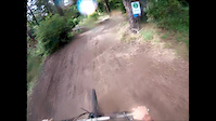 Chill Run on Hipster in the Rain (POV)