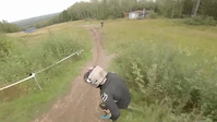 Crashing in to boy