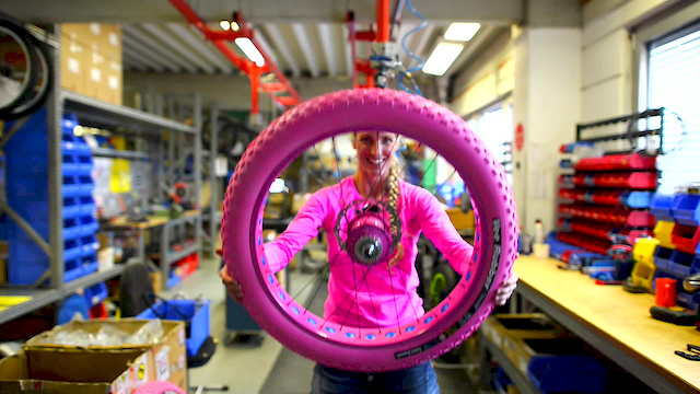 pink fat tire bike