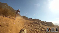 Gridley Trail Descent - Rear View - Ojai, CA