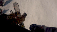 Snowboarding POV
